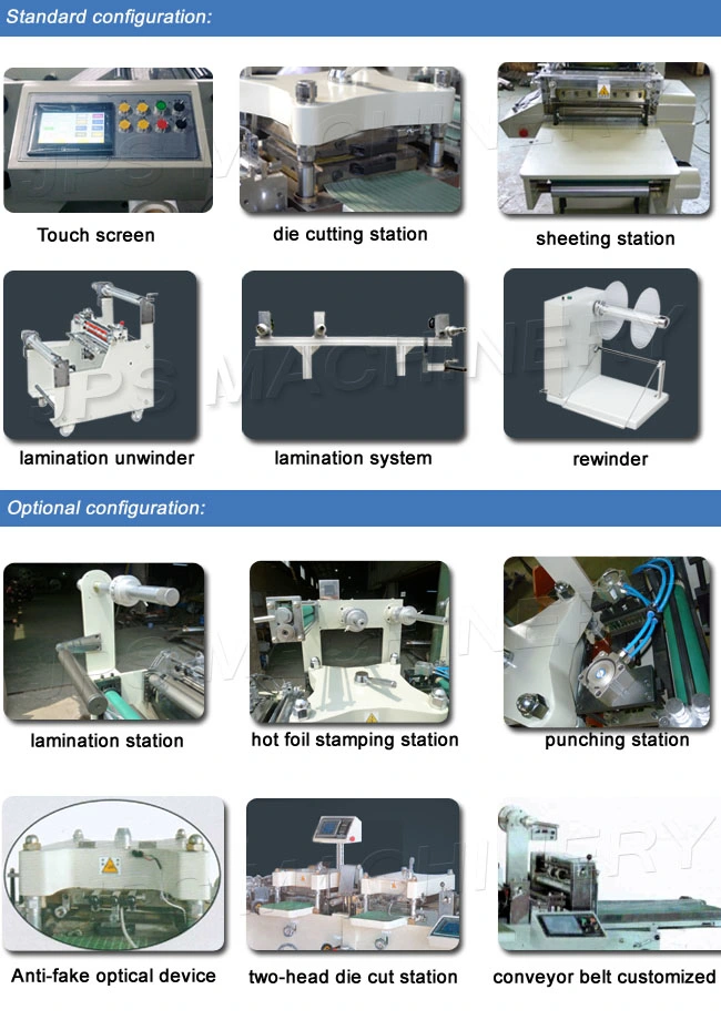 Automatic Flatbed Die Cutting Machine for Self Adhesive Label